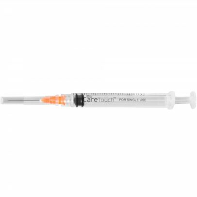 Packs of 10- 3 CC Syringe with 23 gauge