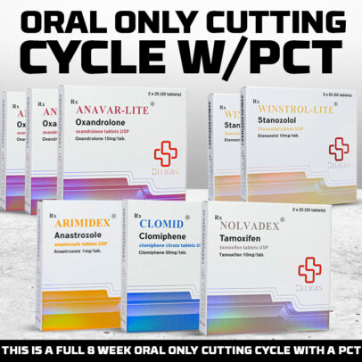 Oral Only Cutting Cycle w PCT - Full 8 week Oral
