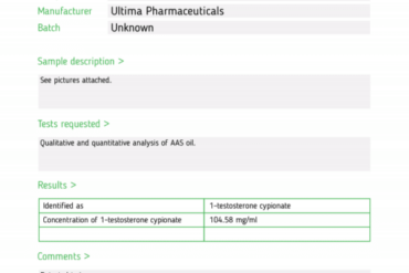 Ultima-1-Test Cyp 100mg